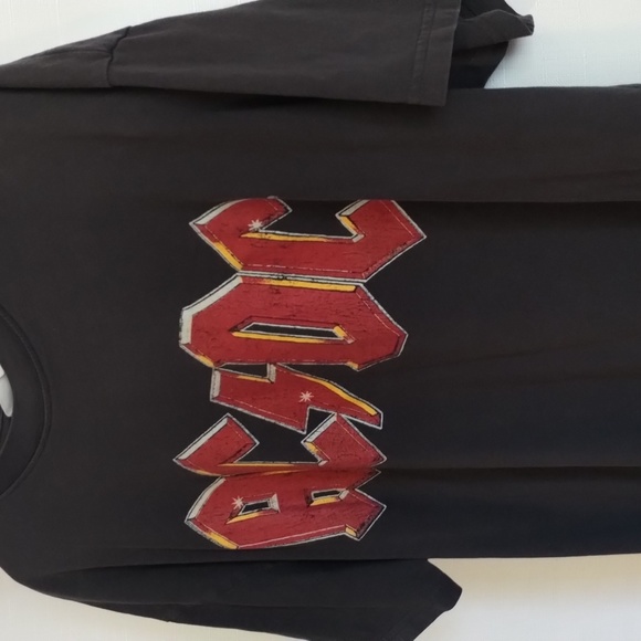 H&M AC/DC Vintage Style Graphic Tee Unisex Medium - Picture 2 of 8
